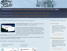 Tablet Screenshot of creationsiteinternet62.fr